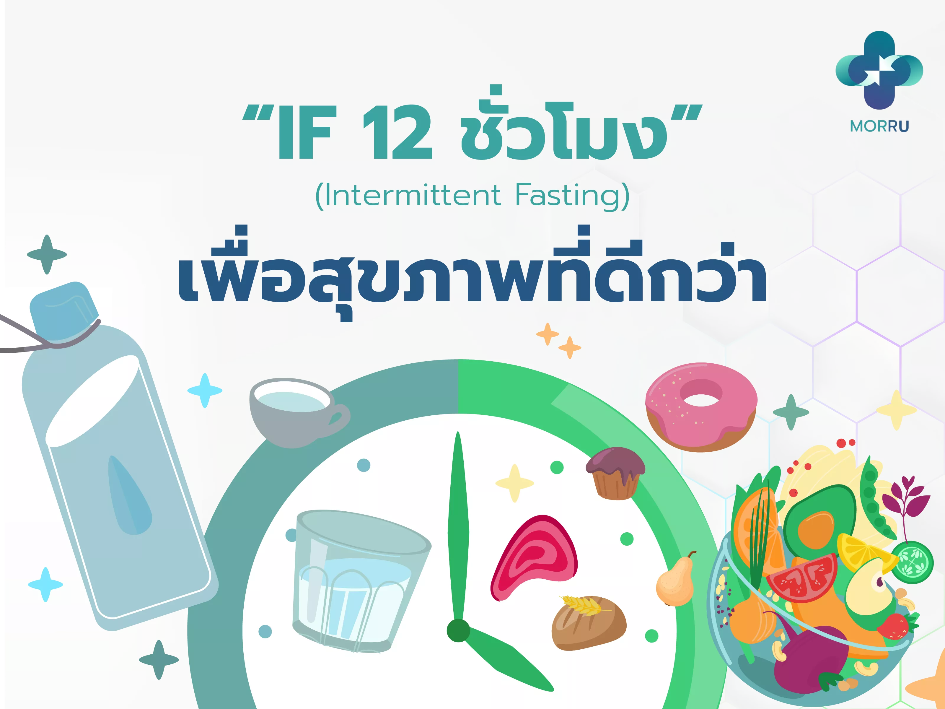 กินถูกหลัก! เคล็ดลับจัด 'อาหารครบ 5 หมู่' คู่ 'IF 12 ชั่วโมง' เพื่อสุขภาพที่ดีกว่า