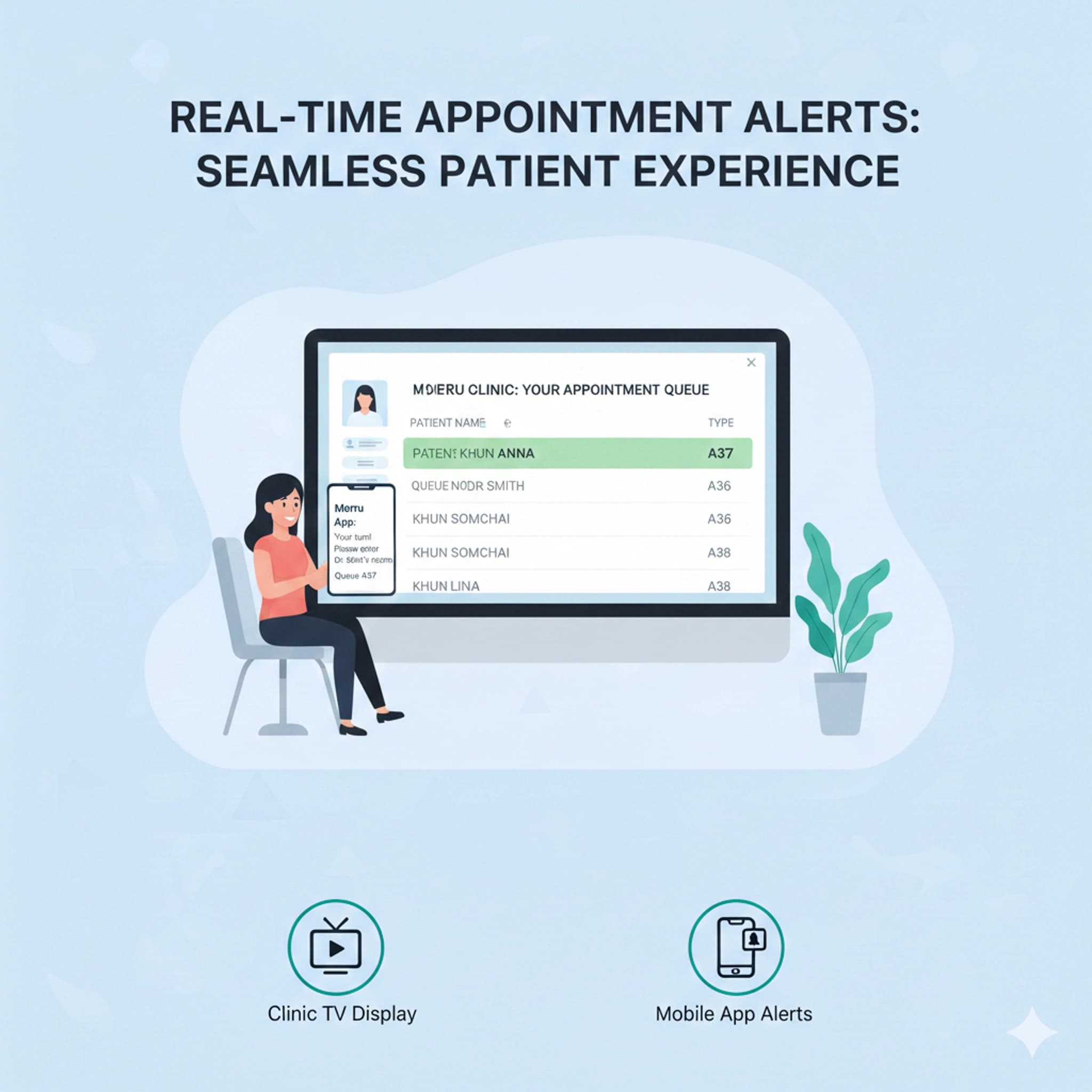 2. การนัดหมายและการแจ้งเตือนอัตโนมัติ