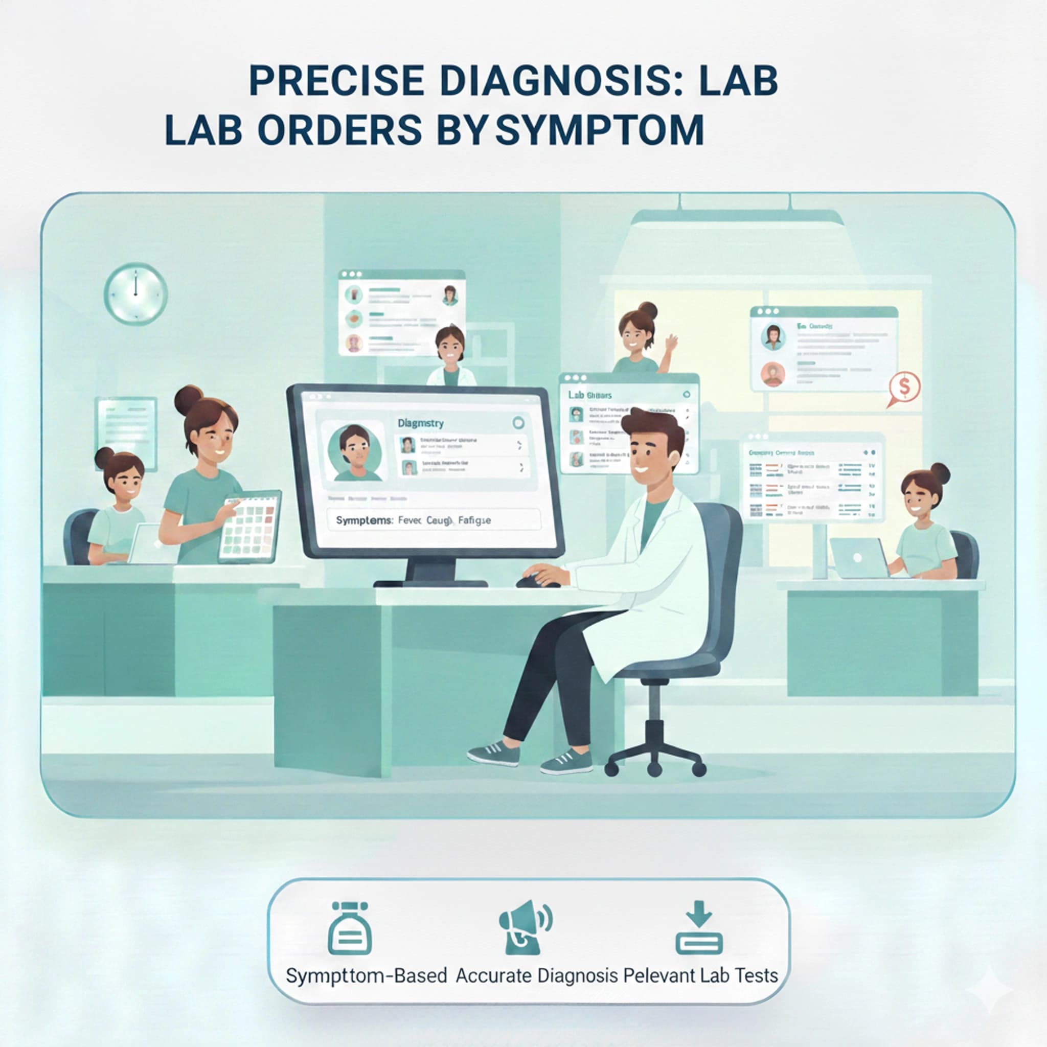 1.ออกคำสั่งตรวจทางห้องปฏิบัติการทันที