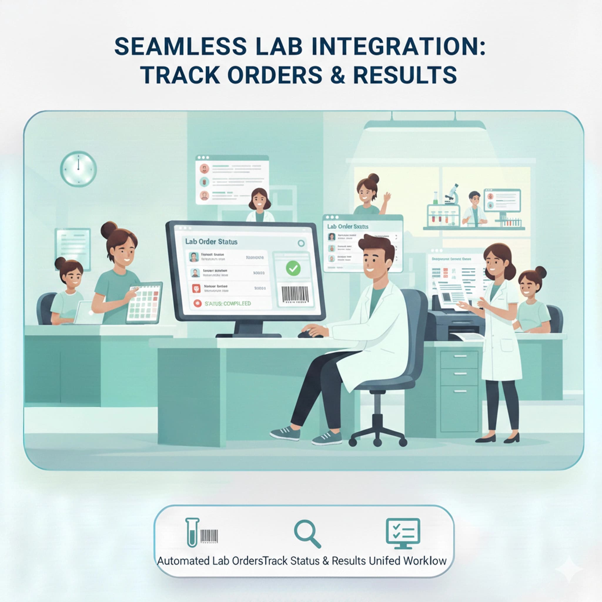 2.พิมพ์คำสั่งในห้องปฏิบัติการโดยอัตโนมัติ