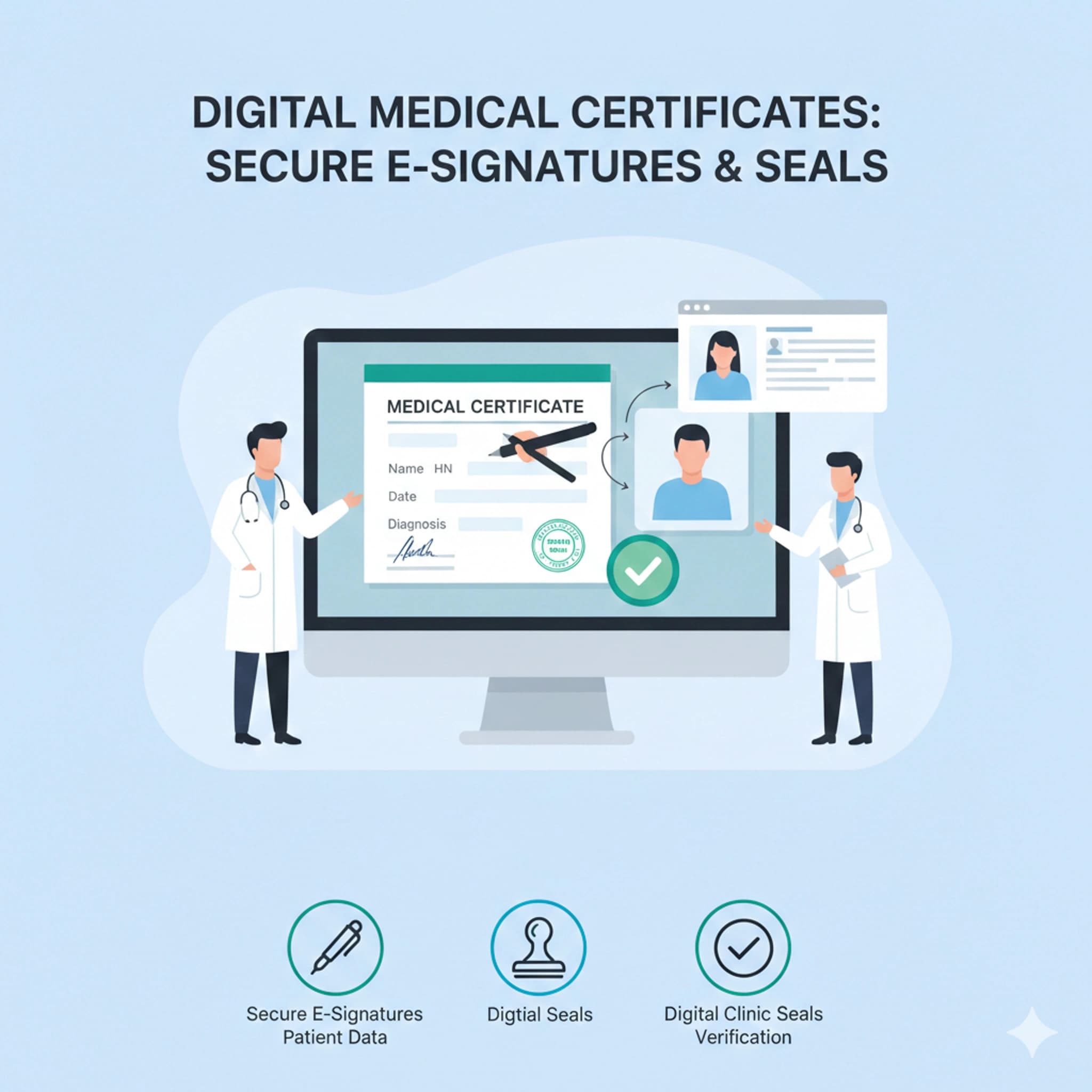 3. ลายเซ็นและตราประทับดิจิทัล