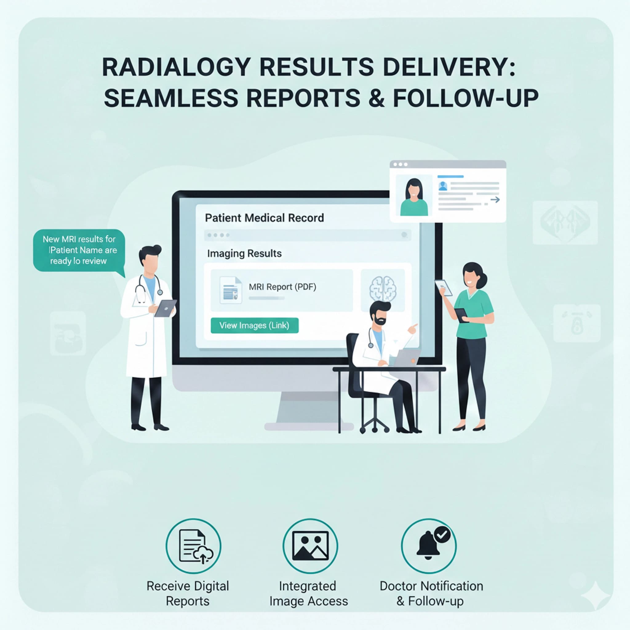 3. ผลภาพและรายงานเข้าเวชระเบียนทันที