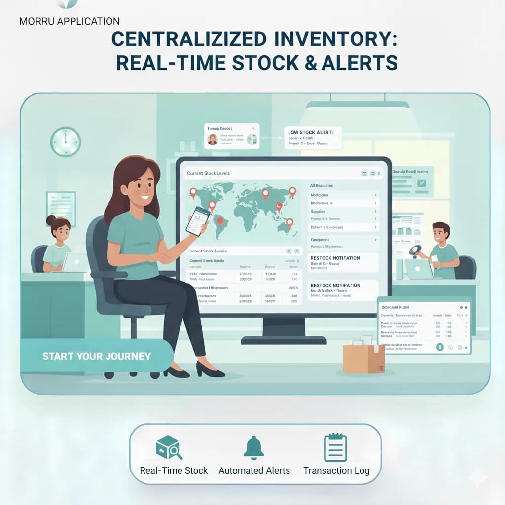1.คลังเวชภัณฑ์และอุปกรณ์ทางการแพทย์แบบเรียลไทม์